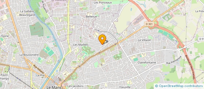 localisation de l'entreprise MADAME CAMILLE TOURNIER  LE MANS