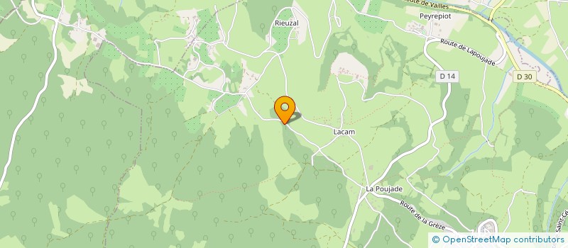 localisation de l'entreprise MADAME CAMILLE TREGUIER  LOUBRESSAC