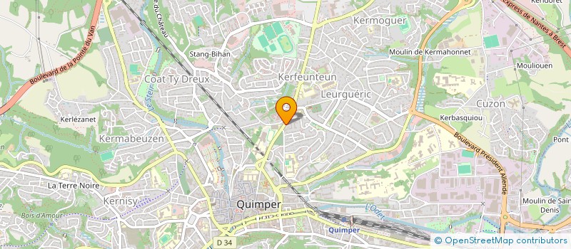 localisation de l'entreprise MADAME CAMILLE TREPOS à QUIMPER
