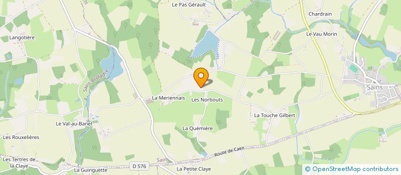 localisation de l'entreprise MADAME CAMILLE TRESCAN  SAINS