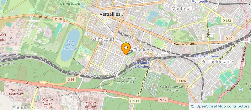 localisation de l'entreprise MADAME CAMILLE TROUBAT à VERSAILLES