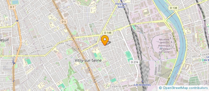 localisation de l'entreprise MADAME CAMILLE TRUONG à VITRY-SUR-SEINE