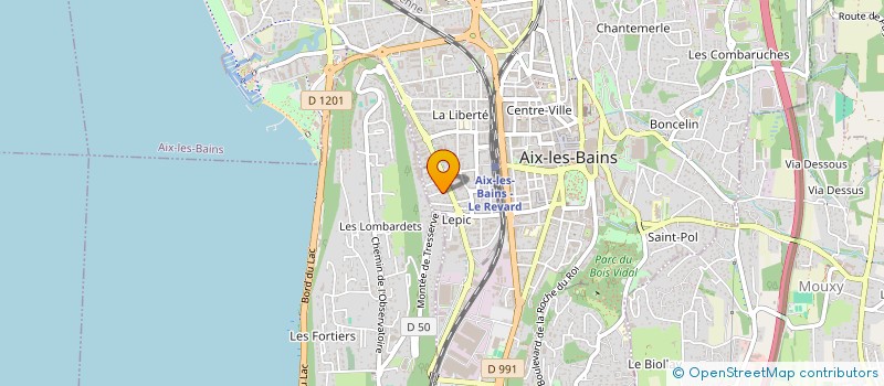 localisation de l'entreprise MADAME CAMILLE TUMBACH  AIX-LES-BAINS