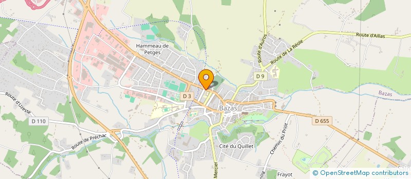 localisation de l'entreprise MADAME CAMILLE TURJMAN  BAZAS