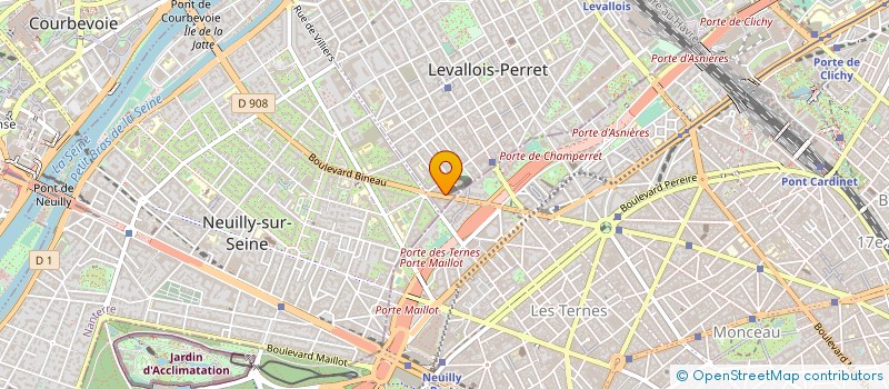 localisation de l'entreprise MADAME CAMILLE UNGERER à BOIS-COLOMBES