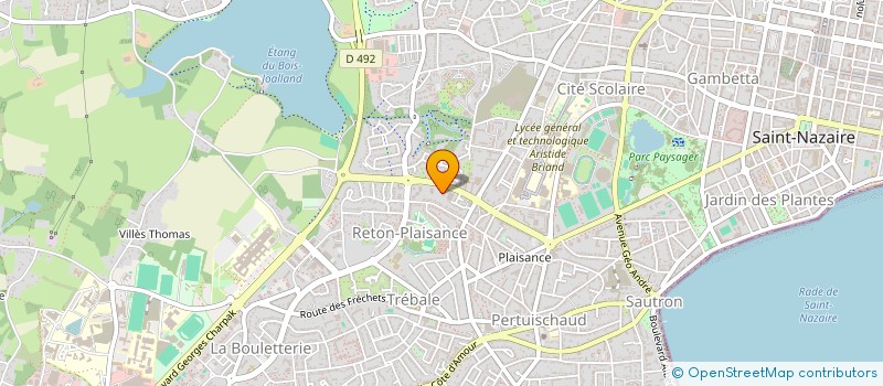 localisation de l'entreprise MADAME CAMILLE VALERO  SAINT-NAZAIRE