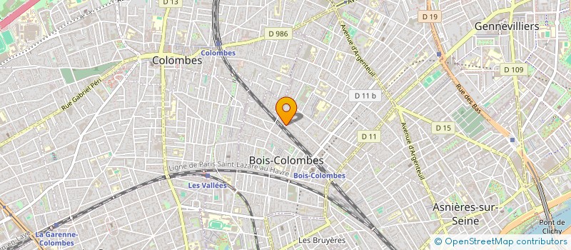 localisation de l'entreprise MADAME CAMILLE VALLE à BOIS-COLOMBES