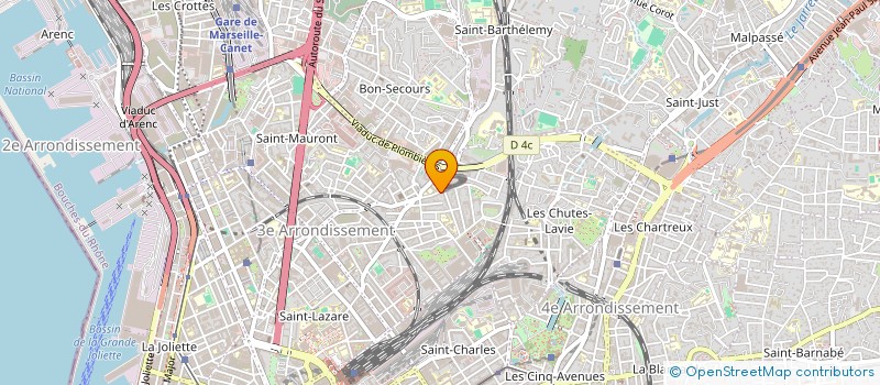 localisation de l'entreprise MADAME CAMILLE VALLEE à MARSEILLE