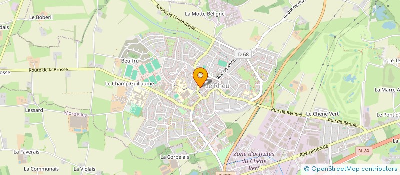 localisation de l'entreprise MADAME CAMILLE VALLEE  LE RHEU