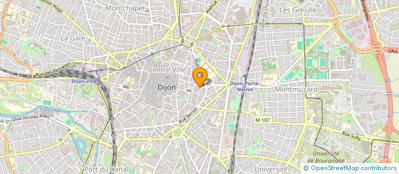 localisation de l'entreprise MADAME CAMILLE VALTAT  DIJON