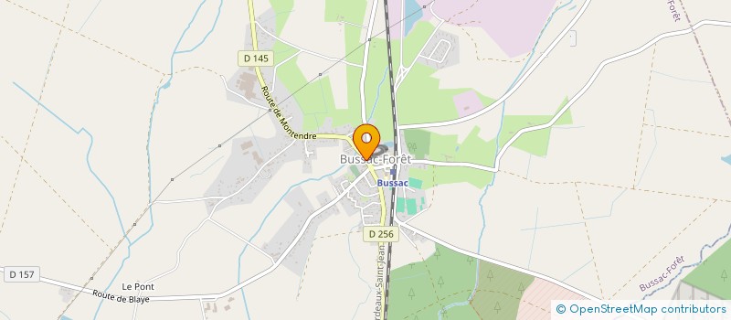 localisation de l'entreprise MADAME CAMILLE VAN DAMME  BUSSAC-FORET