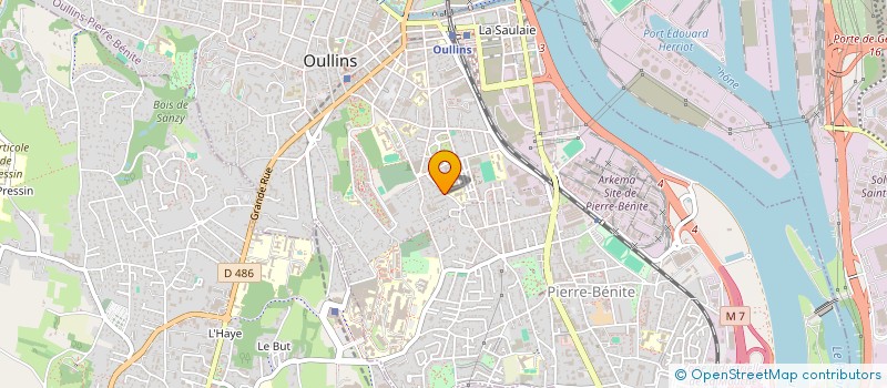 localisation de l'entreprise MADAME CAMILLE VANRELL  OULLINS-PIERRE-BENITE