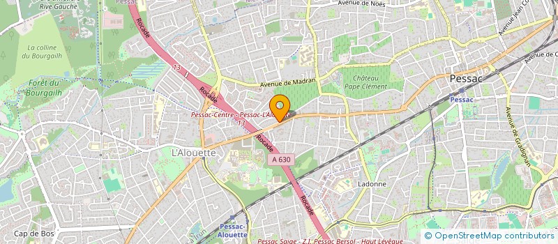 localisation de l'entreprise MADAME CAMILLE VAQUER  PESSAC