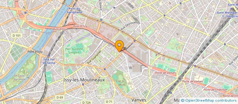 localisation de l'entreprise MADAME CAMILLE VARIOT à ISSY-LES-MOULINEAUX