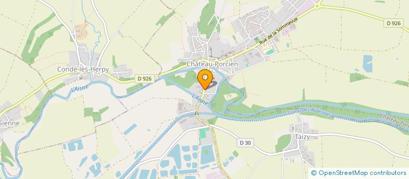 localisation de l'entreprise MADAME CAMILLE VARLOTEAU  CHATEAU-PORCIEN