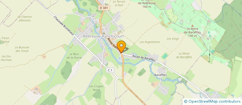 localisation de l'entreprise MADAME CAMILLE VASSEUR à REBREUVE-RANCHICOURT