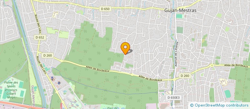 localisation de l'entreprise MADAME CAMILLE VASSY  GUJAN-MESTRAS