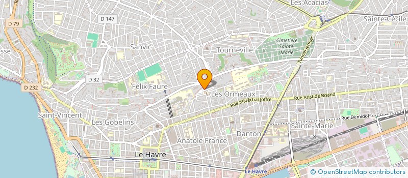 localisation de l'entreprise MADAME CAMILLE VELIN à LE HAVRE