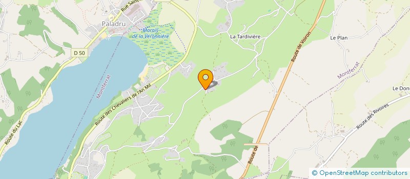 localisation de l'entreprise MADAME CAMILLE VERDET  MONTFERRAT