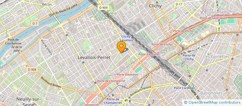 localisation de l'entreprise MADAME CAMILLE VERGUIN à LEVALLOIS-PERRET