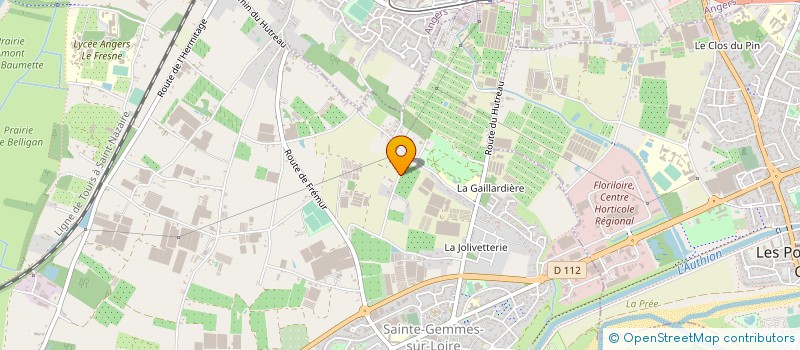 localisation de l'entreprise MADAME CAMILLE VERHEECKE  SAINTE-GEMMES-SUR-LOIRE