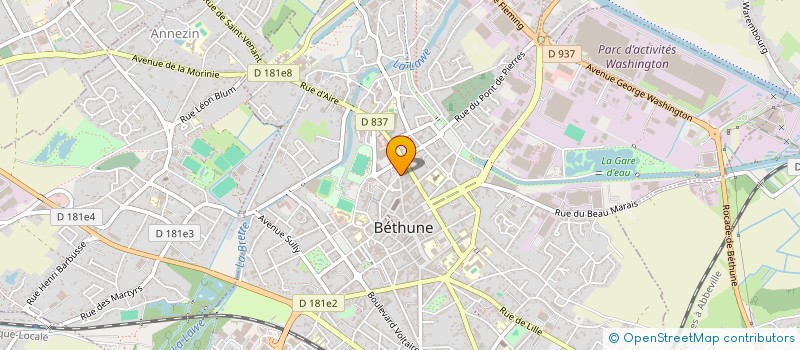 localisation de l'entreprise MADAME CAMILLE VERLIN à LILLE