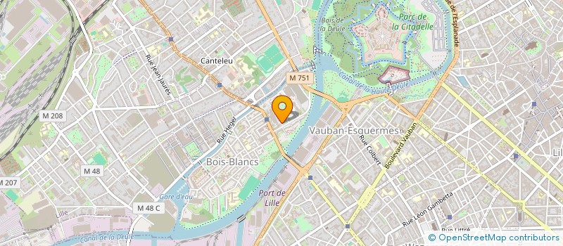 localisation de l'entreprise MADAME CAMILLE VERMERSCH à LILLE