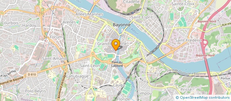 localisation de l'entreprise MADAME CAMILLE VERONIQUE BOTERF  BAYONNE