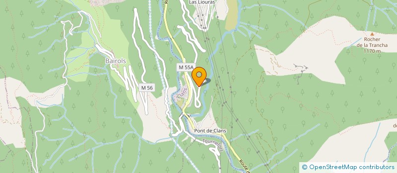 localisation de l'entreprise MADAME CAMILLE VERRIER  CLANS