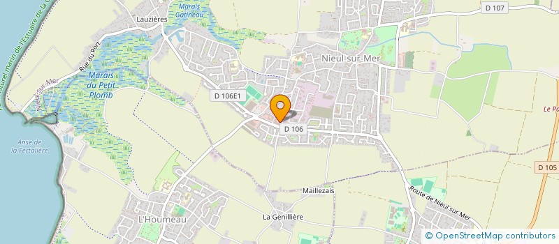 localisation de l'entreprise MADAME CAMILLE VERVLIET  NIEUL-SUR-MER