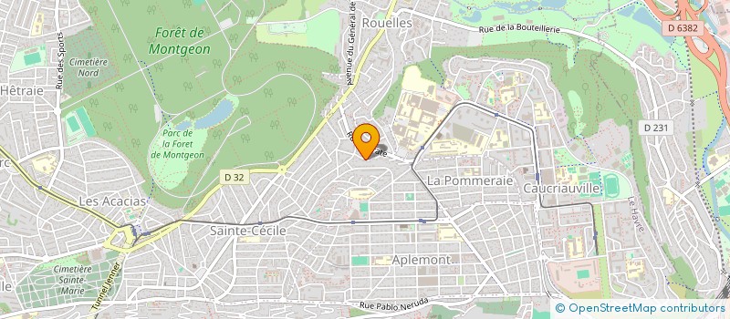 localisation de l'entreprise MADAME CAMILLE VESQUE à LE HAVRE