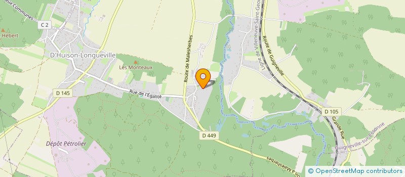 localisation de l'entreprise MADAME CAMILLE VETARD  D'HUISON-LONGUEVILLE