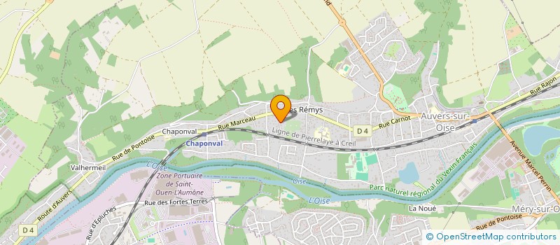 localisation de l'entreprise MADAME CAMILLE VIALLET  AUVERS-SUR-OISE