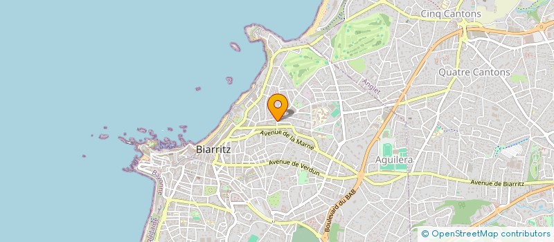 localisation de l'entreprise MADAME CAMILLE VIDEAU à BIARRITZ