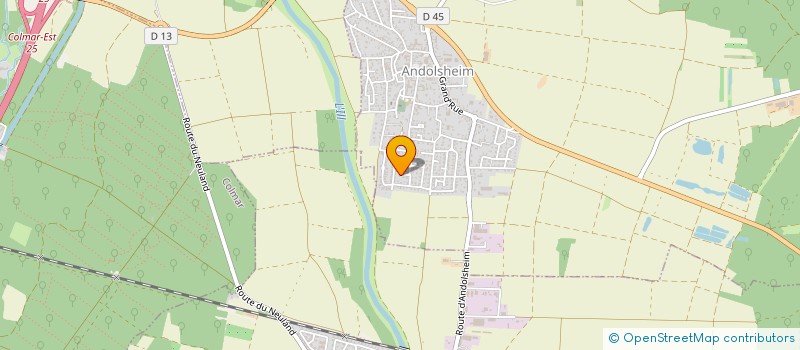 localisation de l'entreprise MADAME CAMILLE VIGER  ANDOLSHEIM