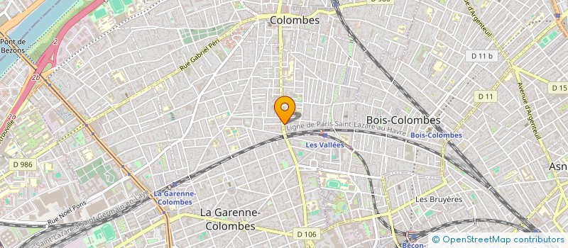 localisation de l'entreprise MADAME CAMILLE VIGNAUD à COLOMBES