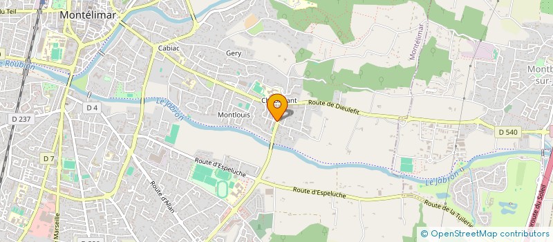 localisation de l'entreprise MADAME CAMILLE VIGNON  MONTELIMAR