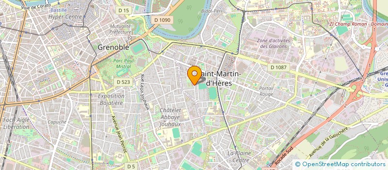 localisation de l'entreprise MADAME CAMILLE VINCENT à SAINT-MARTIN-D'HERES