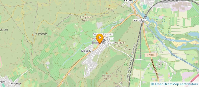 localisation de l'entreprise MADAME CAMILLE VINHAS  SAINT-BONNET-DU-GARD