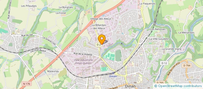 localisation de l'entreprise MADAME CAMILLE VINOUZE  TADEN