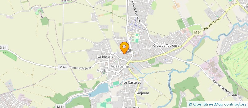 localisation de l'entreprise MADAME CAMILLE VIRONNEAU à AUSSONNE