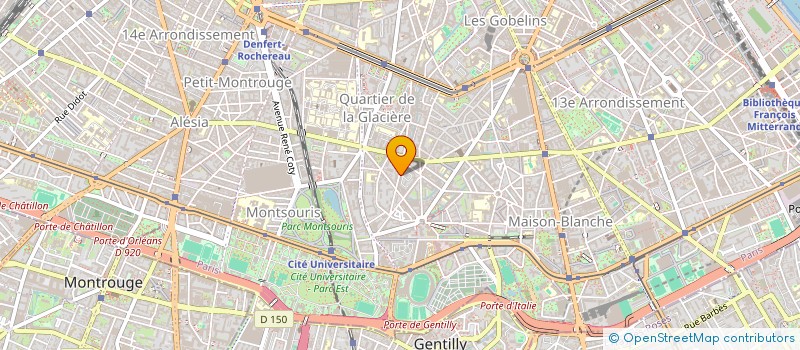 localisation de l'entreprise MADAME CAMILLE VIVIER  PARIS