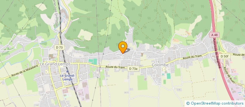 localisation de l'entreprise MADAME CAMILLE VOLLET  COLOMBE