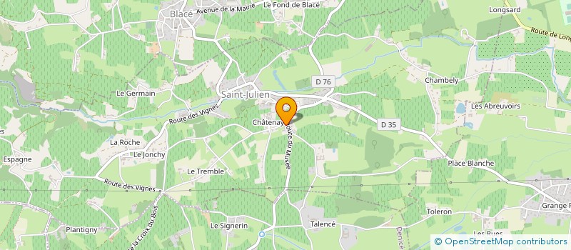 localisation de l'entreprise MADAME CAMILLE VOUILLAT  SAINT-JULIEN