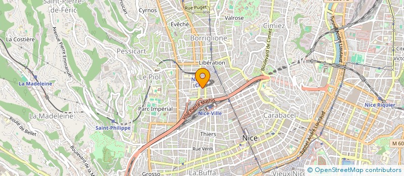 localisation de l'entreprise MADAME CAMILLE VULIN à NICE