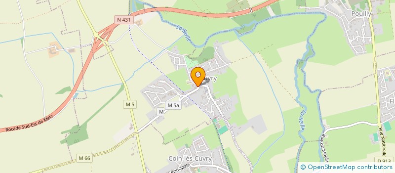 localisation de l'entreprise MADAME CAMILLE WAGNER  CUVRY