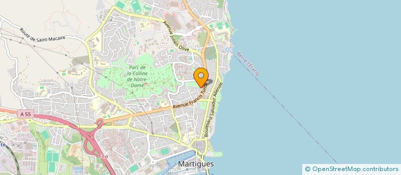 localisation de l'entreprise MADAME CAMILLE WASER à MARTIGUES