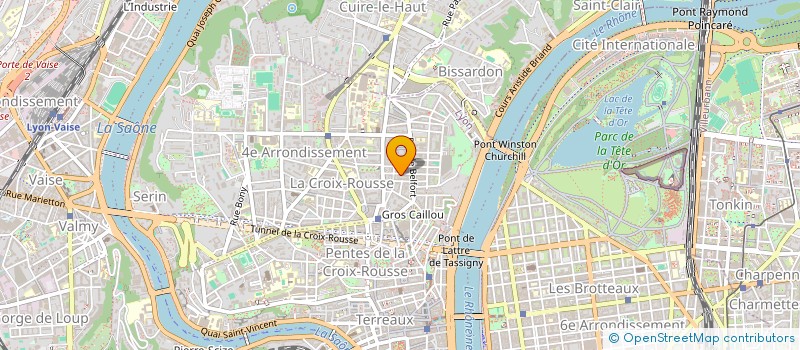 localisation de l'entreprise MADAME CAMILLE WEBER à LYON