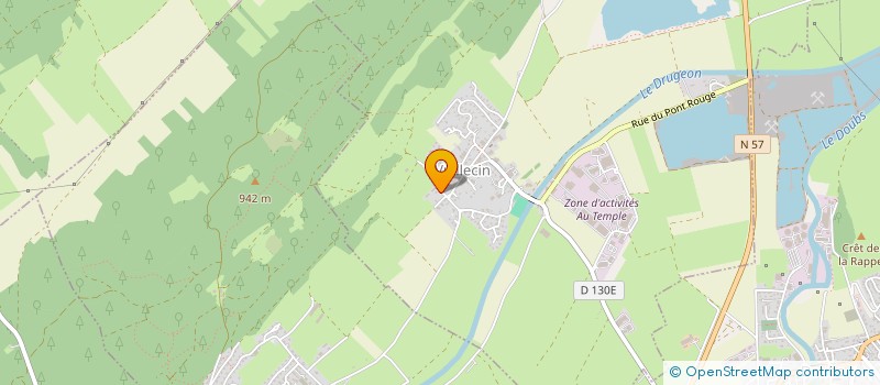 localisation de l'entreprise MADAME CAMILLE WEHR  VUILLECIN