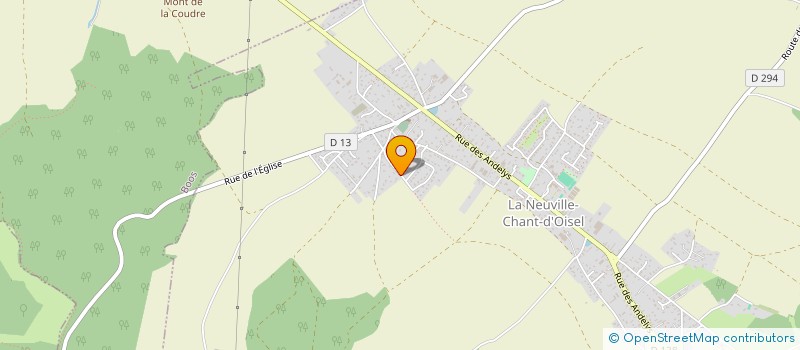 localisation de l'entreprise MADAME CAMILLE WERQUIN  LA NEUVILLE-CHANT-D'OISEL